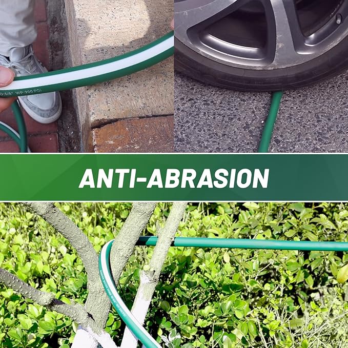 Short Garden Hose 10 ft – Hybird Water Hose Leader - Small Hose Extendsion, Heavy Duty Hose Extender for Lawn Watering, Car Washing - Burst 500 Psi (10 ft)