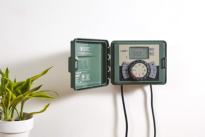 Orbit 57899 9-Station Outdoor Swing Panel Sprinkler System Timer