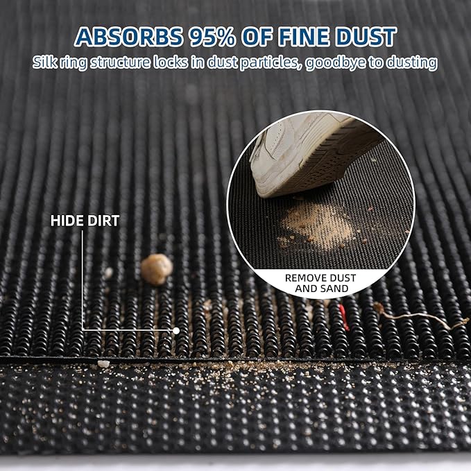 Custom Professional Carpet Rug with Any Logo Size Color Shape Commercial Entryway Floor Welcome Door Mat for Business Home Indoor/Outdoor Non Slip Washable Durable