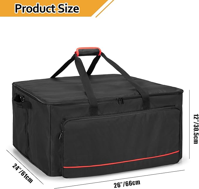 Pizza Oven Bag Compatible with Ooni Koda 16 Gas Pizza Oven, Outdoor Storage Cover Compatible with Ooni Koda 16, Portable Carry Case with Shoulder Strap for Accessories Kit, Bag Only