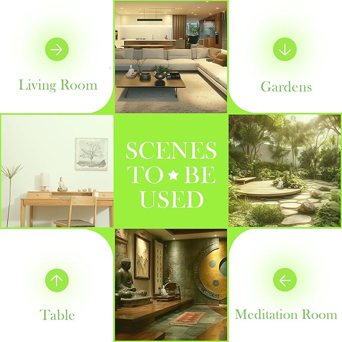 FENGSHUI-CAISHEN Top Ceramic Big Buddha Statue for Home, Meditation Sitting Buddha Figurine, Handmade Buddah, Buda, Budda, Buddha Statue Indoor/Outdoor, Buddha Decor & Gifts, Buddhas