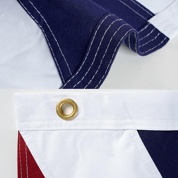 Homissor British Flag 3x5 Union Jack England Flags Embroidered Sewn Stripes United Kingdom UK Flag Heavy Duty Outdoor