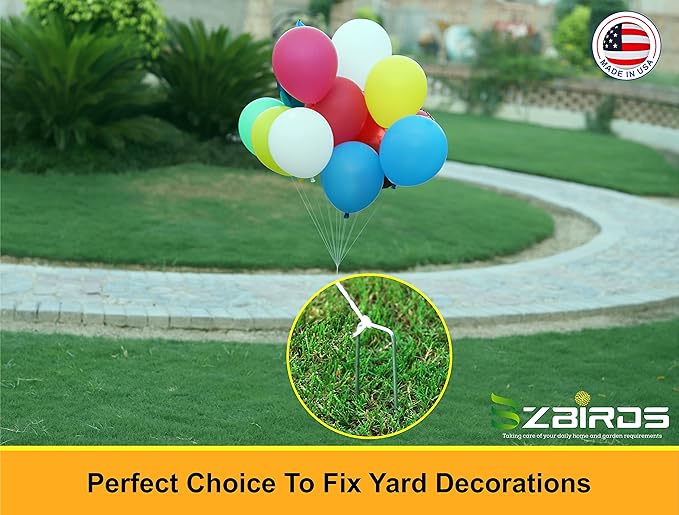 USA Made 100 Pack Landscape Staples 6 inch 11 Gauge Garden Stakes Galvanized Landscape Fabric Pins | Metal Stakes for Ground Cover Holding Fence Christmas Decorations Irrigation Tubing