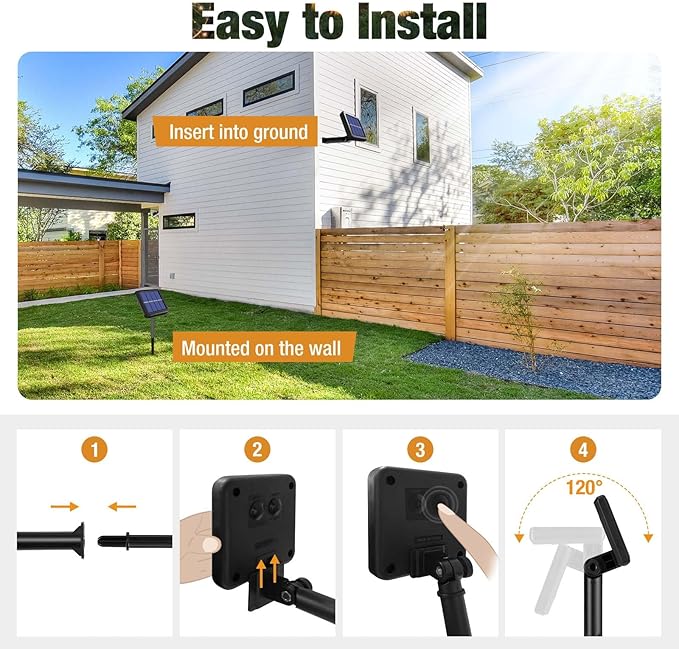 btfarm 4 Pack Solar Halloween String Lights Outdoor, 480LED 156Ft Orange Purple Solar Lights Waterproof Outside, 8 Modes Tree Twinkle Light Solar Powered for Garden Yard Patio Party Decorations