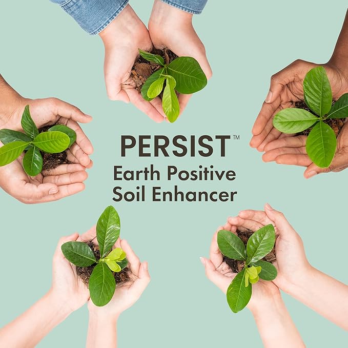 Persist Micronized Biochar Soil Amendment for Plants, for Use with Sprayers and Drip Line Systems, Improves Plant Soil, 100% Natural Active Carbon and Garden Plant Fertilizer (5 Gal)