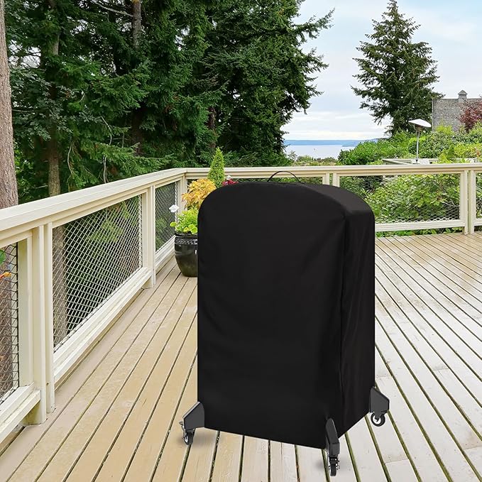 Pizza Oven Cover for Blackstone 6825 6824, 16 inch Outdoor Pizza Oven Accessories, Waterproof Blackstone Pizza Oven Cart Cover w/Top Handle & Windproof Buckles