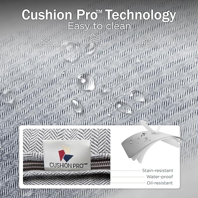 Patio Furniture Set with 56" Fire Pit Table, Premium Outdoor Wicker Metal Frame Furniture with Upgraded Waterproof Thick Cushions for Porch, Poolside, Deck, and Yard