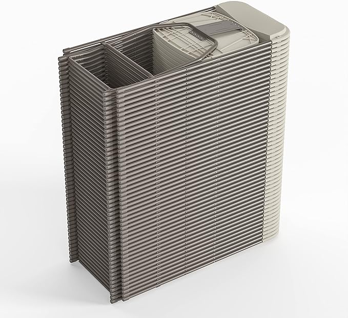 Flash Furniture Hercules Series Plastic Folding Chair - Beige - 4 Pack 650LB Weight Capacity Comfortable Event Chair-Lightweight Folding Chair