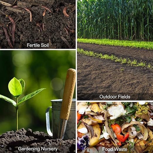 VIVOSUN Compost Thermometer, 20 Inch Backyard Soil Thermometer with Stainless Steel Dial for Composting Bins, Outdoor Gardening and Planting (0-200°F)