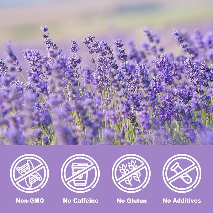 Olvvla - Dried Lavender Flowers - 5oz/142g - Fragrant Food-Grade Lavender Buds - Perfect for Tea, Baking, Lemonade, Relaxing, Sleeping Well