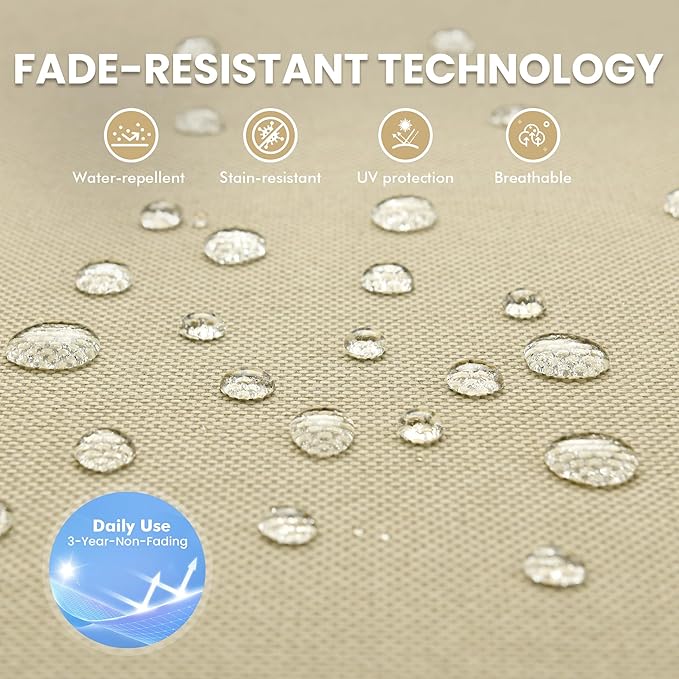 Outdoor Swivel Rocker Patio Chairs with Side Table,Wicker Swivel Rocking Chair Set of 2,3PCS High Back Wicker Patio Furniture Set Glider Chairs for Porch, Balcony, Deck,Yard,Beige