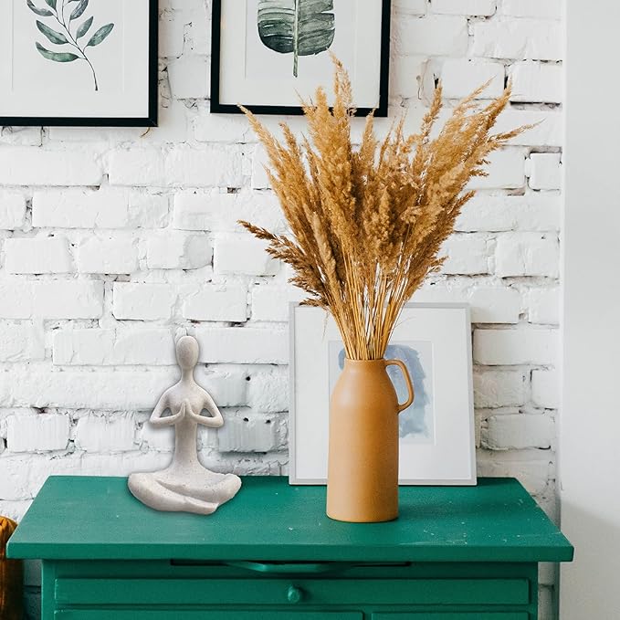 Yoga Figure Figurine Ornament for Home, Zen Buddhist Namaste Yoga Statue Sculpture Indoor & Outdoor Decor for Birthday Mothers Day