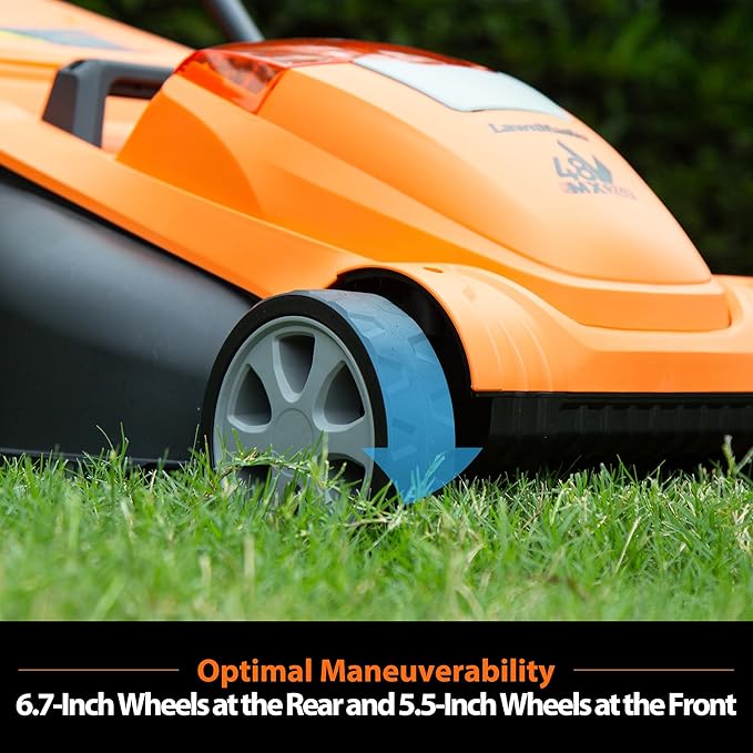 LawnMaster CLMF4815E 48V MAX* 15-inch Brushless Cordless Mower with 2X24V MAX* 4.0Ah Battery and a Dual Charger