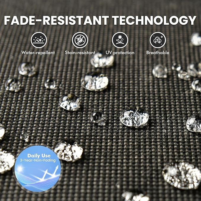 Outdoor Swivel Rocker Patio Chairs with Side Table,Wicker Swivel Rocking Chair Set of 2,3PCS High Back Wicker Patio Furniture Set Glider Chairs for Porch, Balcony, Deck,Yard,Black