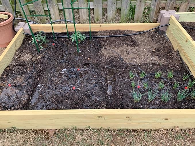 3/8" id - 100ft Black Vinyl Tubing Flexible PVC Tube Hybrid Hose Transfer Water Fuel Gas for Pond Fountain Garden Waterfall, Durable and Safe, with 2 Hose Clamps