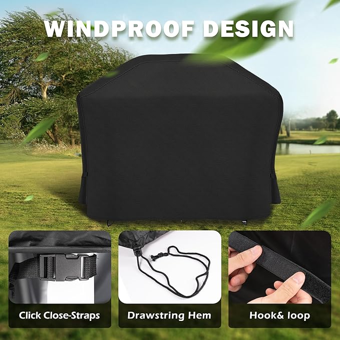 Grill Cover for Ninja PG301 Propane Griddle, Outdoor Griddle Cover for Ninja PG300 Series BBQ Grill-Waterproof