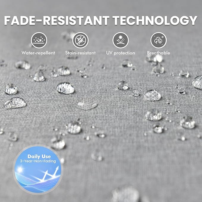 Outdoor Sectional Patio Furniture Set with Fire Pit Table and Glowing Table,6 Pieces Wicker Conversation Sets L Shaped Couch Out Door Sofa Set Outside Furniture for Garden Deck Yard,Grey