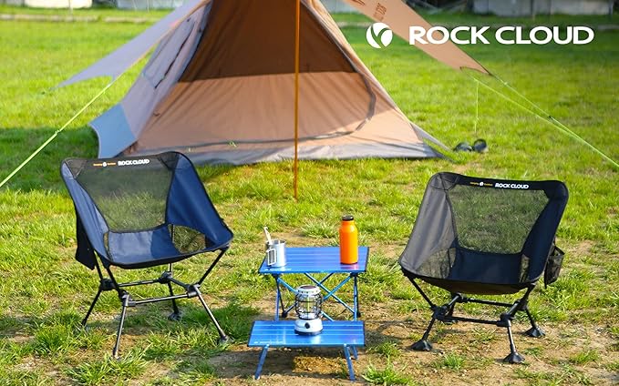 ROCK CLOUD Portable Beach Table Aluminum Ultralight Folding Camping Table, Limited Edition Tabletop