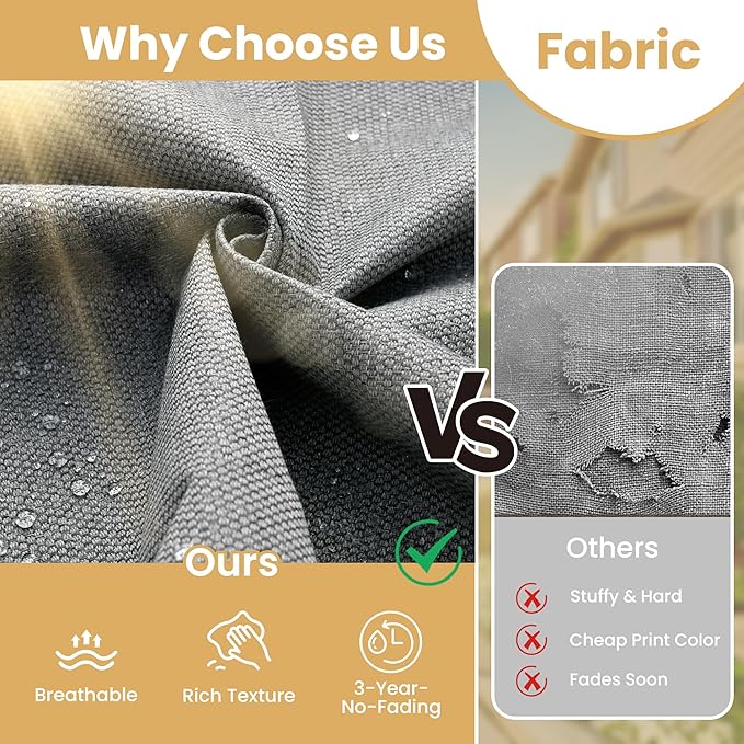 HOOOWOOO Outdoor Sectional Furniture Set,8 Pieces Wicker Patio Conversation Sets,L Shape All Weather Outside Couch Sofa Set with Swivel Chairs Solar Light Table Ottoman,Charcoal Gray