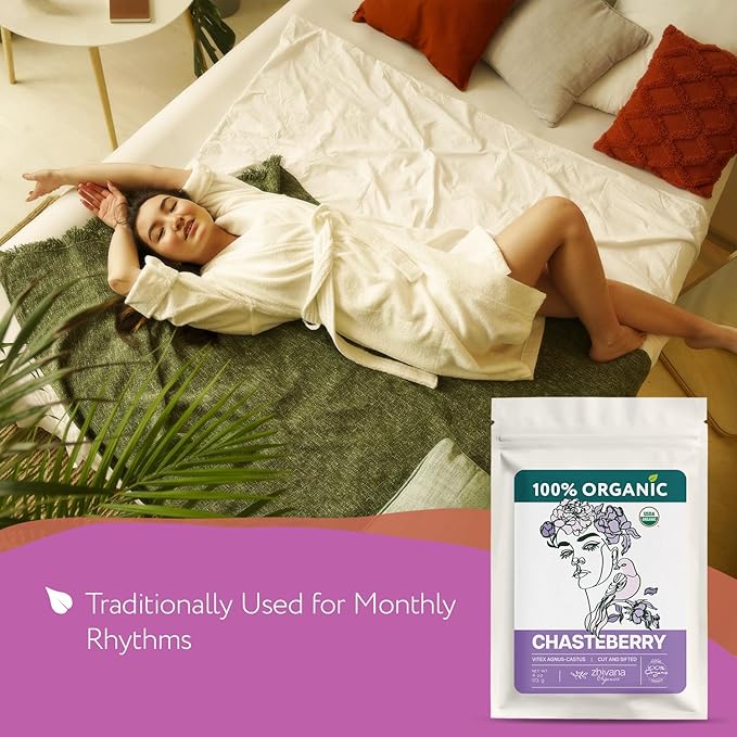 Super Value Pack 5 LB - Organic Chasteberry (Vitex) – Whole Dried Berries – Edible Grade for Tea, Tinctures & Herbal Crafts