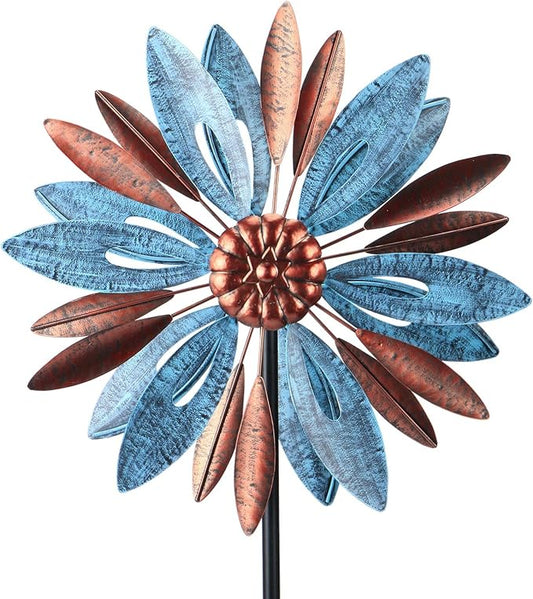 WONDER GARDEN Wind Spinner, Premium Kinetic Wind Sculpture Spinners Metal Windmill for Outdoor Yard Patio Lawn & Garden Decor