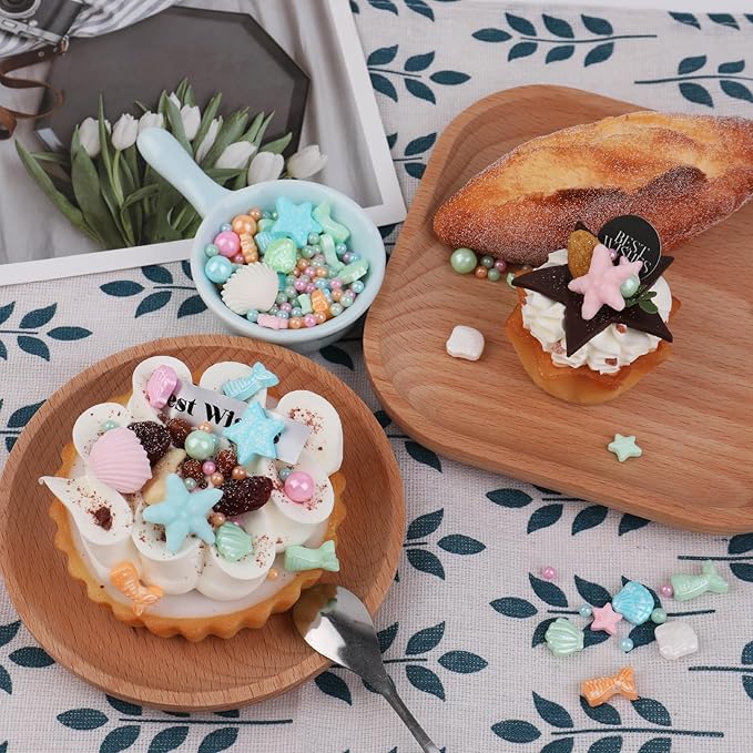 Mermaid Sprinkle, Pastel Sugar Edible for Cake Decorating, Mix Starfish, Shells, Fishes, Beaches and Ocean themes for Baking, Ice Cream, Cookies, Cupcake Topping