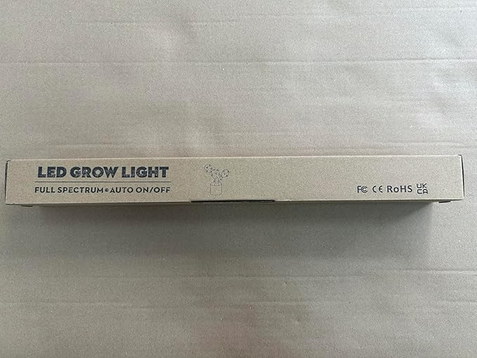 Wiaxulay Grow Lights for Indoor Plants, Full Spectrum 6000K Plant Light for Indoor Plants, LED Grow Light Strips with Auto Timer 6/12/16Hrs, 5 Dimmable Levels, 3 Switch Modes for Hydroponics Seedling