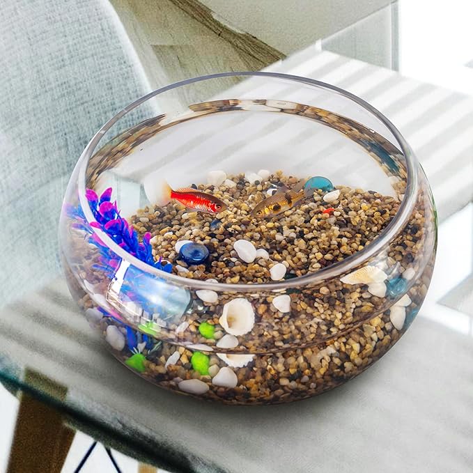 10 lbs Aquarium Gravel, 2-4mm Fish Tank Gravel, Succulent Cactus Pea Gravel for Indoor Plants, River Rocks for Gardening, Flower Pots, Vase Fillers, Garden Landscaping