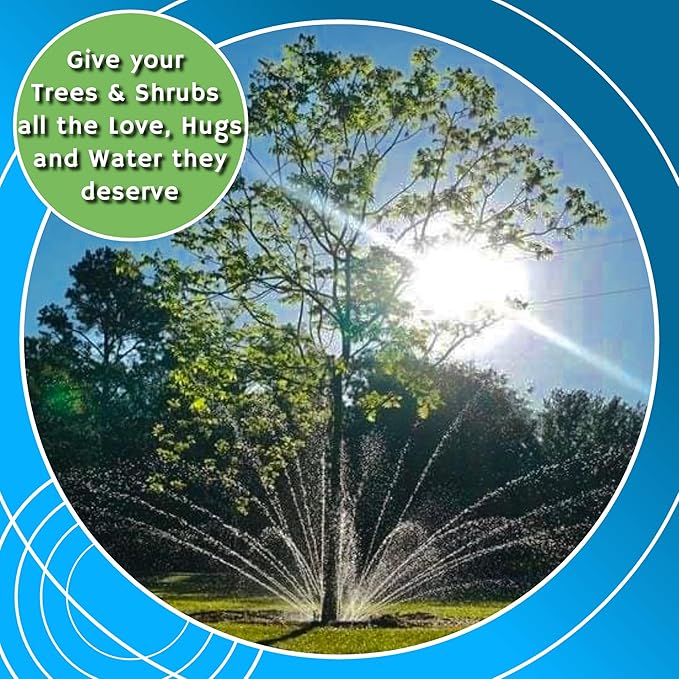 Tree Sprinkler with 360° Outward Direction | Water Sprinkler for Trees That Reaches The Nutrition Zone for Tree Root Watering (15")