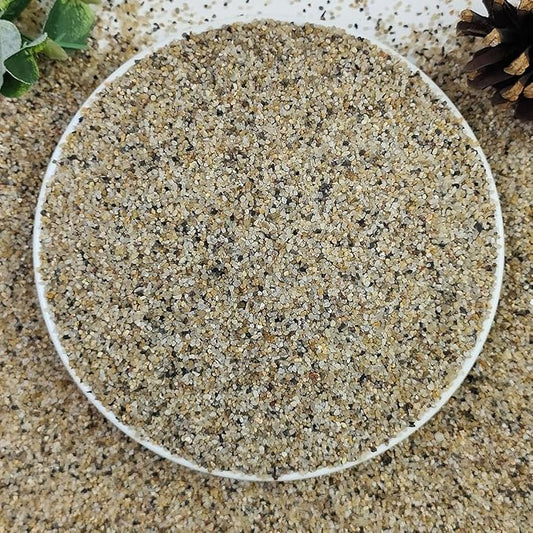 10lbs Aquarium Gravel, 1/16"(0.6-1.2mm) Natural River Rocks Succulent Cactus Pea Gravel for Plants, Fish Tank, Decorative Pebbles for Gardening, Flower Pots, Vase Fillers, Landscaping