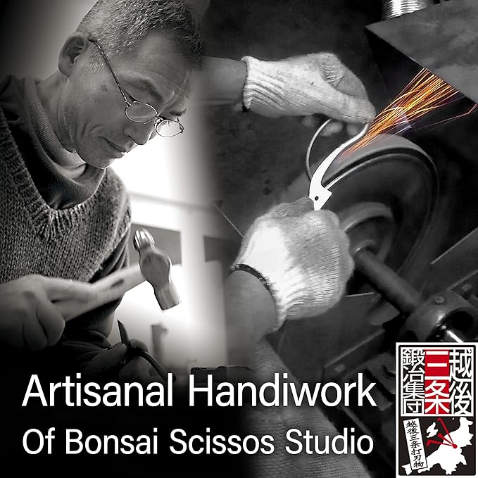 YAMASAN KYOTO UJI Japanese Suiryu Bonsai Scissors - Traditional Hasami Pruning Shears, Japanese Bonsai Garden Tools, Made in Japan (7.87inch)