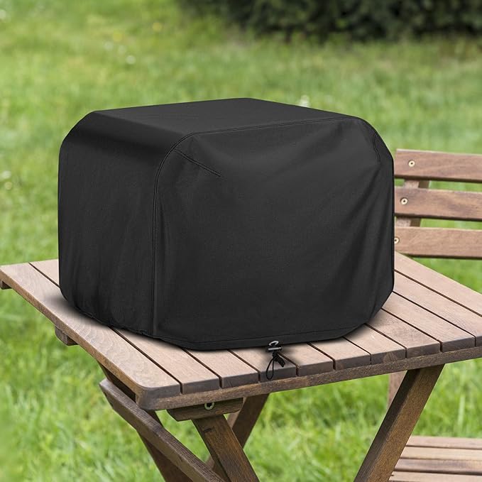 Unicook Outdoor Pizza Oven Cover Compatible with Ninja Woodfire Pizza Oven OO100 Series, Heavy Duty Waterproof Fade Resistant Dust Protector for Portable Tabletop Small BBQ Grills