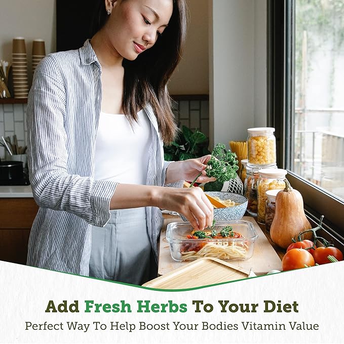 VegTrug 8 Pocket Garden, Wooden Planter with Herb Snips, Natural