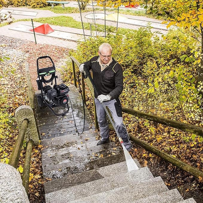 4200PSI Pressure Washer 4.0GPM Gas Power Washer 212CC Gas Powered Washing Machine Commercial High Pressure Washer with 25ft Hose&5 Nozzles for Patio Garden Yard Vehicle,EPA/CARB/ETL