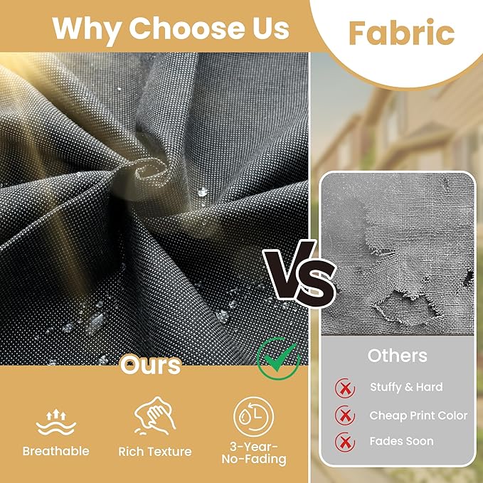 HOOOWOOO Outdoor Sectional Furniture Set,8 Pieces Wicker Patio Conversation Sets,L Shape All Weather Outside Couch Sofa Set with Swivel Chairs Solar Light Table Ottoman,Black