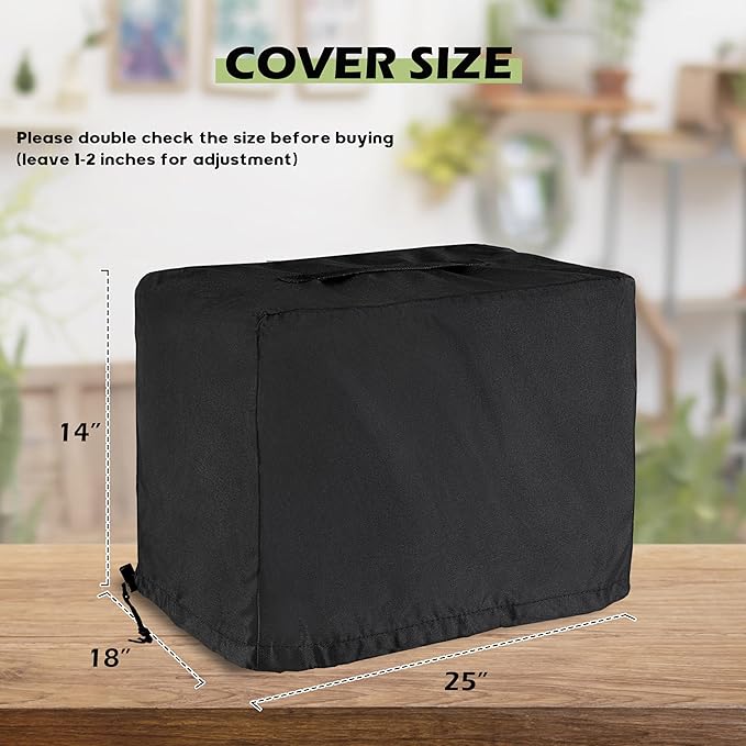 Grill Cover for NXR 3 Burner Portable Gas Grill, Heavy-Duty 600D Tabletop BBQ Cover for NXR 3 Burner Outdoor Barbecue