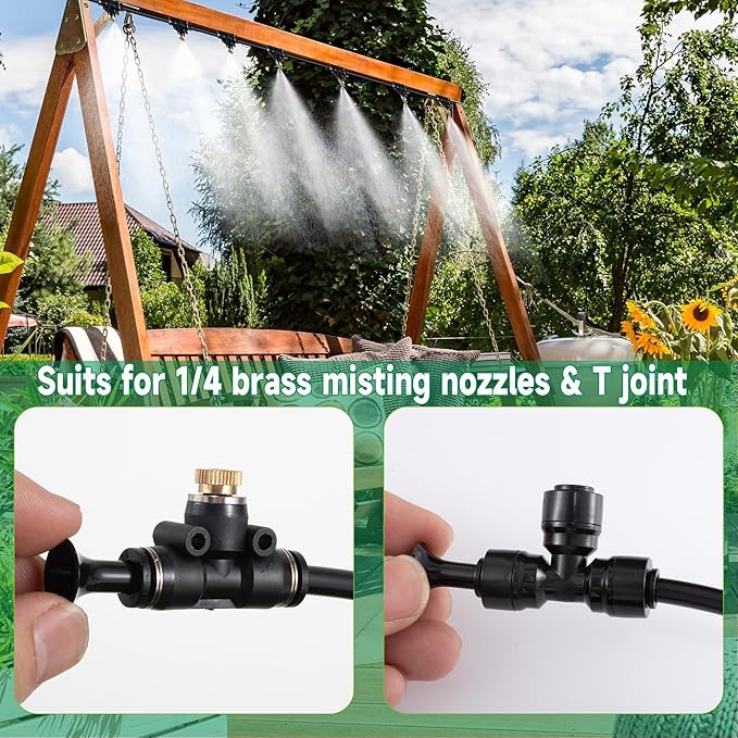 Quick Connect 1/4 Drip Line Plugs for 1/4'' Drip Line Drip Irrigation End Cap Perfect for Drip Irrigation System