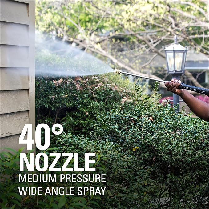 Greenworks 2000 PSI (13 Amp) Electric Pressure Washer (Wheels For Transport / 20 FT Hose / 35 FT Power Cord) Great For Cars, Fences, Patios, Driveways