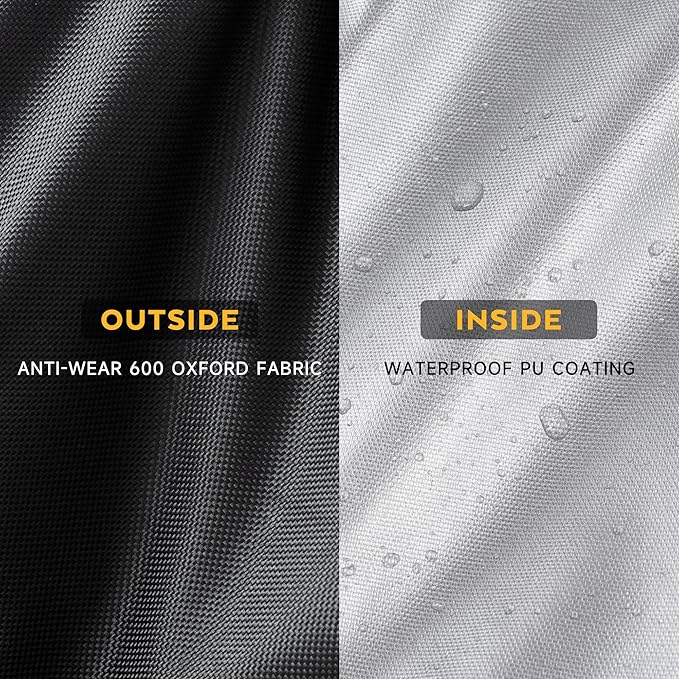 Grill Cover for Nexgrill 1-Burner Portable Propane Gas Grill 820-BC002, Heavy-Duty 600D Tabletop BBQ Cover for Country Smokers Pellet Grill GS150PPG