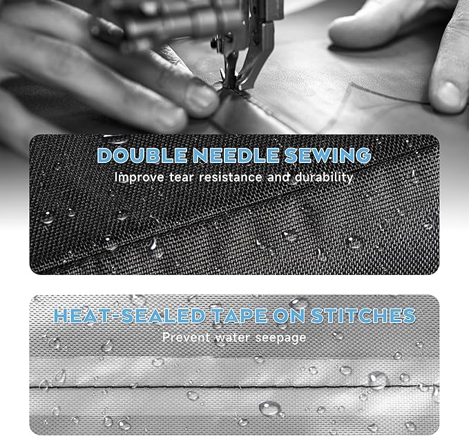 Grill Cover for Megamaster 2-Burner Tabletop Grill, Protective Barbeque Grill Cover for Portable 2-Burner Camping Grill, Outdoor BBQ Cover for Portable Gas Grill/Small Propane Grill