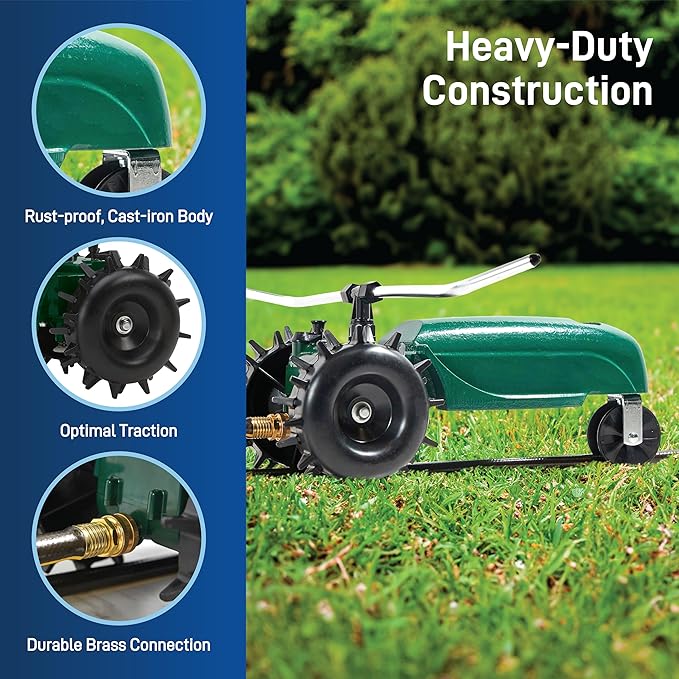 Orbit 58322 Traveling Sprinkler, Green (Traveling Sprinkler)