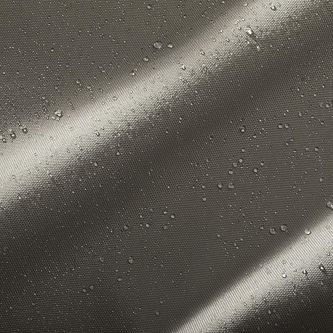 Classic Accessories Ravenna Water-Resistant 25 x 25 x 5 Inch Square Patio Seat Cushion Slip Cover & Foam, Mushroom, Lounge Chair Cushion