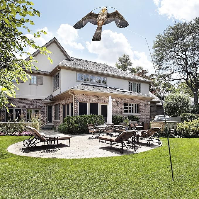 Bird Hawk Flying Kite for Crops Farm Protector Bird Scarer Kites Without Pole-Style B Kite